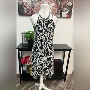 Free Press Women’s hi low hem Dress Size S Sleeveless Halter Neck